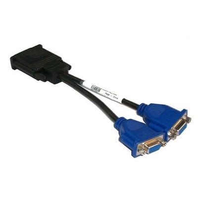 DMS-59 to Dual VGA Video Y Splitter Cable