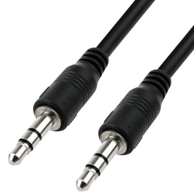 Premium 3.5mm Auxiliary Audio Stereo Speaker Cable 6'