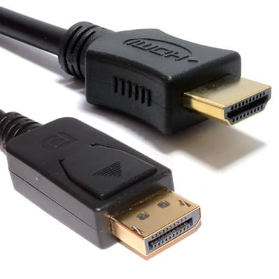 DisplayPort to HDMI Cable 6'