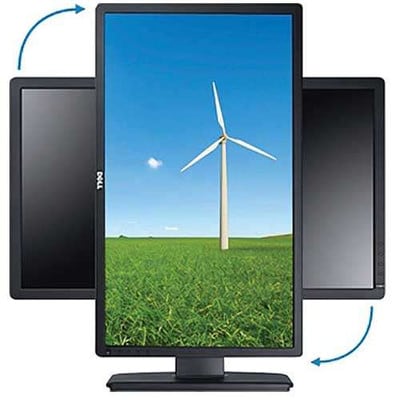 Dell 24" Vertical Computer Screen Monitor Display P2412H 