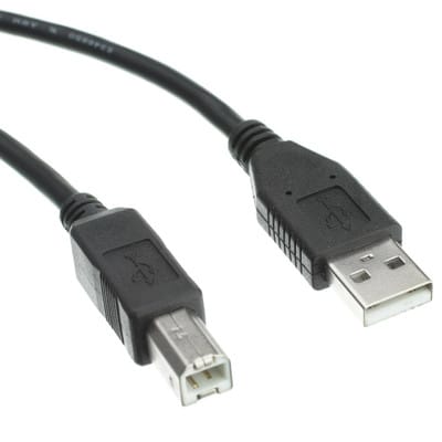 15' USB A to USB B Cable