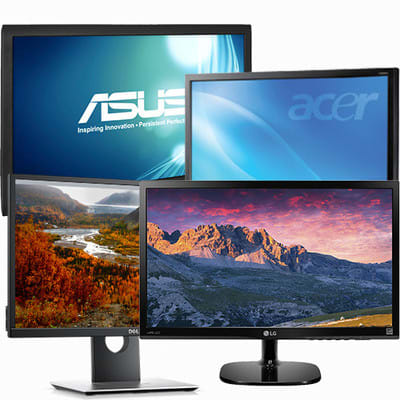 Miscellaneous 24" LCD LED Computer Monitors