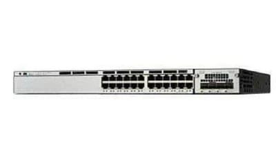 Cisco Catalyst WS-C3750X-24T-E 24 w/ C3KX-NM-1Gport Gigabit Ethernet Switch Dual Power