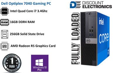 Dell OptiPlex 7040 SFF i7 AutoCAD Gaming Computer