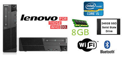 Lenovo i5 Small Form Factor Windows 10 Computer