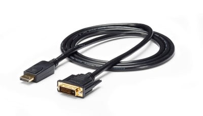 DisplayPort to DVI Video Adapter Cable 6'