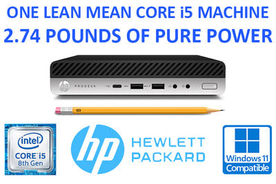 HP ProDesk 600 G4 6-Core i5 256GB SSD Windows 10 Micro PC