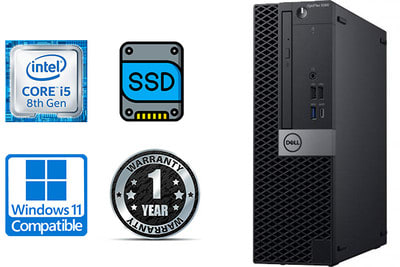 Dell OptiPlex 5060 SFF i5 SSD Computer Windows 10 Pro