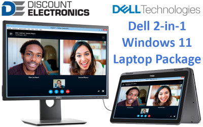 Dell Education 2-in-1 Touch Laptop Package with 20" Monitor