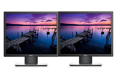 Clearance PAIR of Dell Monitors Square HDMI Monitors