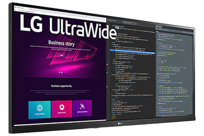 ULTRAWIDE LG 34'' Monitor LED IPS WQHD 21:9 Slim Bezel No Stand