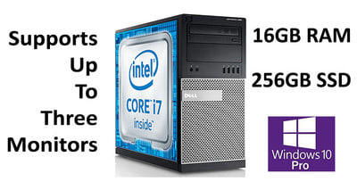 Clearance Mini Tower Dell i7 Computer OptiPlex 9020 Windows 10 Pro