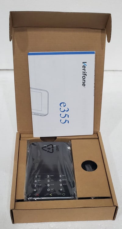 New Verifone E355 Black Compact Mobile Bluetooth Smart and NFC Reader Payment Device
