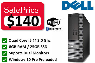 Clearance Dell OptiPlex i5 256GB SSD Windows 10 Compact PC