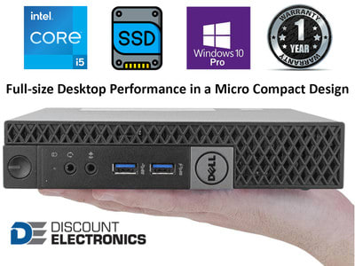 Clearance 87% Off Tiny Dell i5 256GB Windows 10 Smallest Micro PC