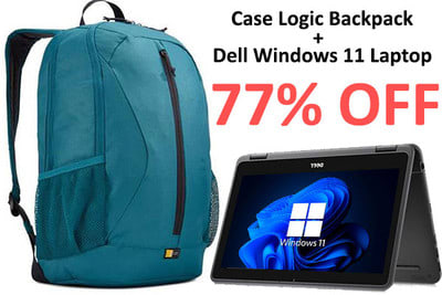 New Backpack & Dell Windows 11 2 in 1 Deal